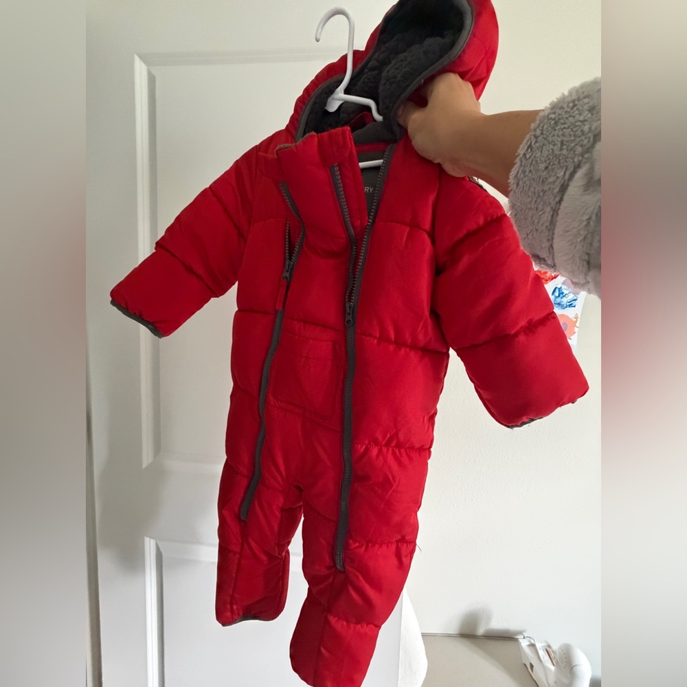Free Country Red Baby Snowsuit